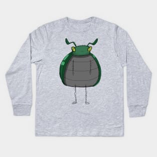 Grumpy Scarab Kids Long Sleeve T-Shirt